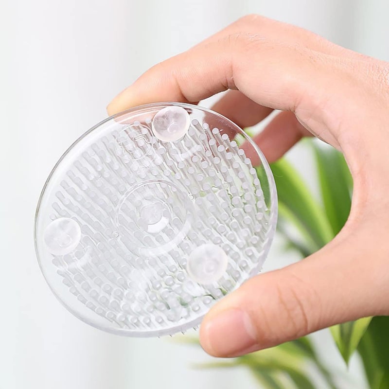 Ldirect 2pcs Flower Frog Round Plastic Flower Arrangement Holder Floral Pin Frog 70mm / 2.76 Inch (White) (White) - Image 4